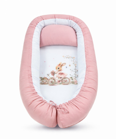 Deksi Gnezdo za bebe Zeka roze
