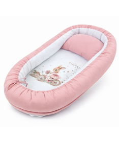 Deksi Gnezdo za bebe Zeka roze
