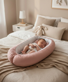 Deksi Gnezdo za bebe Zeka roze