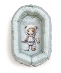 Textil multifunkcionalno gnezdo za bebe Teddy mint