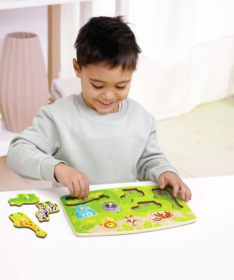 Hape drvena slagalica za decu Džungla E0128