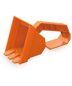 Hape buldožer kašika igračka za plažu E4096