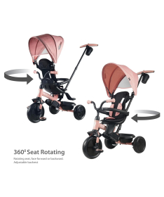 QPlay Elite Platinum tricikl za decu do 25 kg Rose