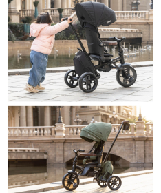 QPlay Comfo Max tricikl za decu do 25 kg Beige