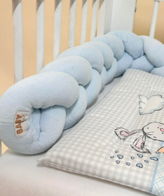 Textil komplet posteljina za krevetac za bebe Rode - 120x60cm