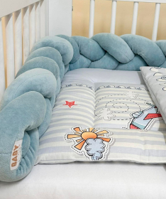 Textil komplet posteljina za krevetac za bebe Rode - 120x60cm