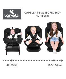 Lorelli Capella i-Size Isofix 360 auto sedište za decu 40-150cm Beige