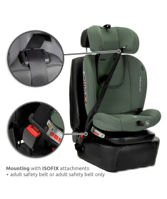 Lorelli Capella i-Size Isofix 360 auto sedište za decu 40-150cm Beige