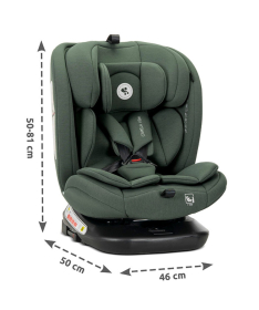 Lorelli Capella i-Size Isofix 360 auto sedište za decu 40-150cm Black