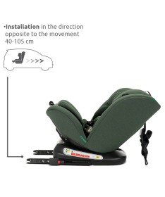 Lorelli Capella i-Size Isofix 360 auto sedište za decu 40-150cm Black