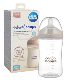 Canpol Babies Natural Shape flašica antikolik dual zone 260ml 35/401