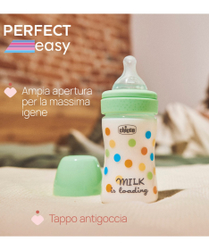 Chicco plastična flašica za bebe od rođenja Perfect Easy 150ml spori protok