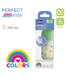 Chicco plastična flašica za bebe od rođenja Perfect Easy 150ml spori protok