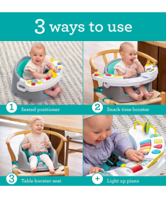 Infantino muzičko svetleća hranilica za bebe buster 3 u 1 Discovery 22115286