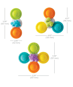 Infantino silikonski spiner za kupanje bebe 22115420