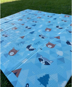 PLAYTIME sklopiva podloga za decu 150x180x1 cm Staza i Šuma