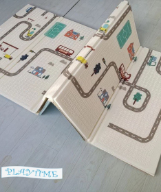 PLAYTIME sklopiva podloga za decu 150x180x1 cm Staza i Šuma