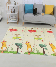 PLAYTIME sklopiva podloga za decu 150x180x1 cm Avioni i ABCeda