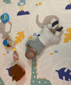 Duck&Bear premijum sklopiva podloga za decu 149x179x1 cm Afrika