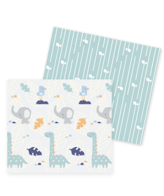 Duck&Bear premijum sklopiva podloga za decu 149x179x1 cm Afrika