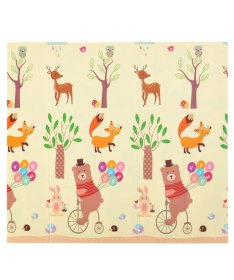 NouNou podloga za igru bebe od XPE pene Indian Summer 150×180x1 cm