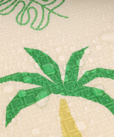 NouNou podloga za igru bebe od XPE pene Dino&Safari 180×200x1 cm