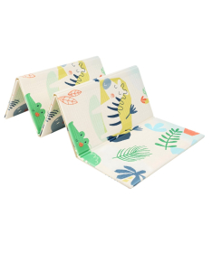 NouNou podloga za igru bebe od XPE pene Dino&Safari 150×180x1 cm