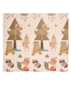 NouNou podloga za igru bebe od XPE pene Playful Friends 180×200x1 cm