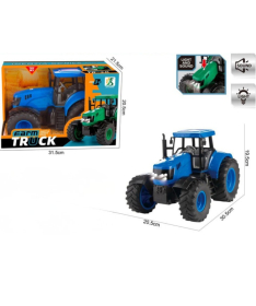 HK Mini traktor za decu sa muzikom i svetlima 31,5x20,5x21,5cm Plavi A101563