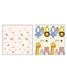 BBO Podloga za igru bebe od pene 180x200x1cm Animal Paradise