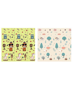 BBO Podloga za igru bebe od pene 180x200x1cm Cool Cat