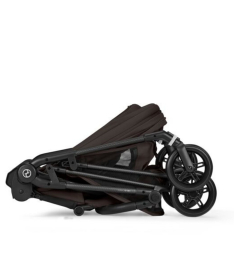Cybex Melio Carbon kolica za bebe black frame Magic Black
