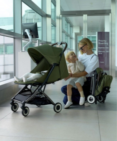 Cybex Orfeo kolica za decu do 22 kg Taupe frame Almond beige New