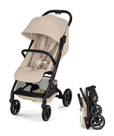 Cybex Beezy kolica za bebe do 22 kg black frame Almond Beige