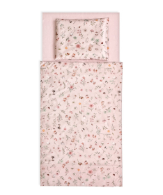 Textil posteljina (navlake) za krevetac za bebe Cvetna družina 3 U 1