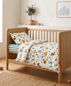 Textil posteljina (navlake) za krevetac za bebe Dino družina 3 U 1