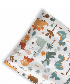 Textil jastučnica za bebe 60x40cm Dino družina