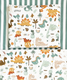 Textil jastučnica za bebe 40x50cm Dino družina
