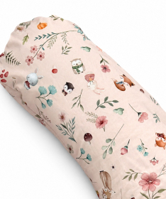Textil jastuk za bebe i mame 145X38 cm Cvetna družina