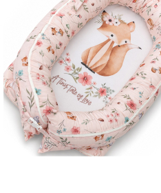 Textil multifunkcionalno gnezdo za bebe Cvetna družina