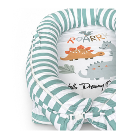 Textil multifunkcionalno gnezdo za bebe Dino družina