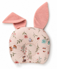Textil jastuk za bebe sa ušima Cvetna družina