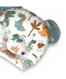 Textil jastuk za bebe sa ušima Dino družina
