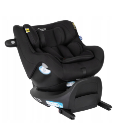 Graco Turn2me DLX i-Size Isofix auto sedište za bebe 40-105cm Midnight Black