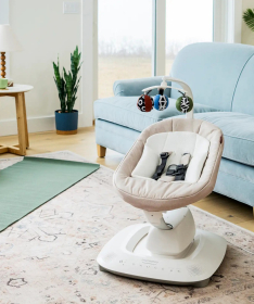Uppababy Mamaroo Smart ljuljaška za bebe do 11kg Jake Charcoal Melange