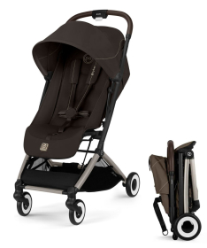 Cybex Orfeo kolica za decu do 22 kg Taupe frame Chocolate Brown