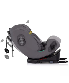 Chipolino Techno iGrow 360 Isofix auto sedište za bebu 40-150cm Charcoal