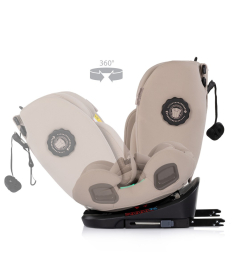 Chipolino Techno iGrow 360 Isofix auto sedište za bebu 40-150cm Latte