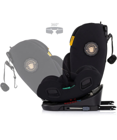 Chipolino Techno iGrow 360 Isofix auto sedište za bebu 40-150cm Noir