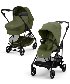 Cybex Melio Carbon kolica 2 u 1 sa nosiljkom - Moss Green New